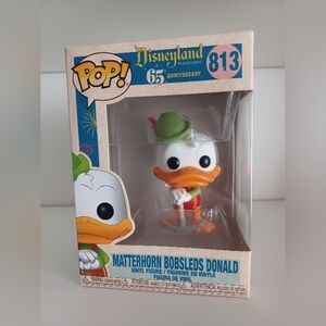 Disney Matterhorn Bobsleds Donald Duck 813 Disneyland 65th Anniversary Funko Pop
